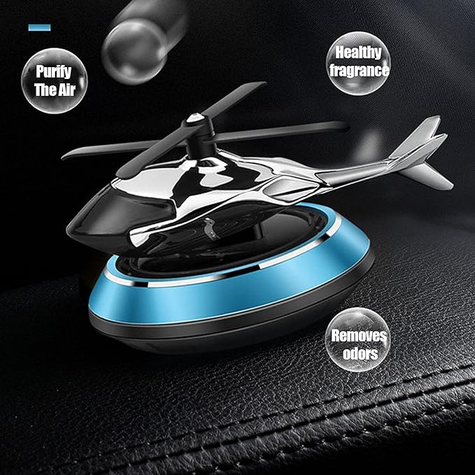 SOLAR CAR AIR FRESHENER HELICOPTER