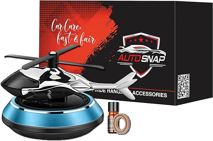 SOLAR CAR AIR FRESHENER HELICOPTER