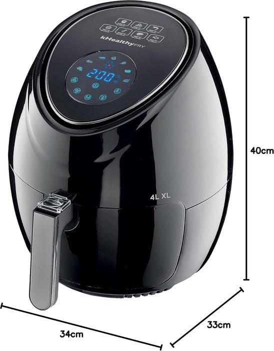 Digital Air Fryer with Rapid Hot Air Circulation | Air Fryer for Frying, Grilling, Broiling, Roasting, Baking and Toasting