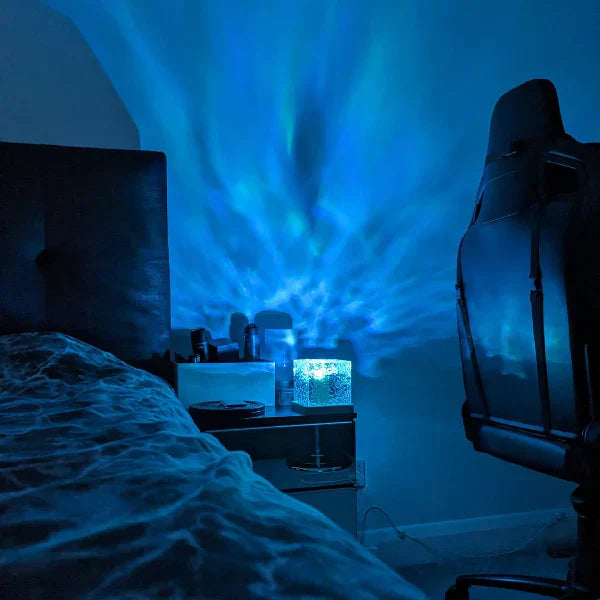 WaveGlow Serenity Water Wave Light Lamp