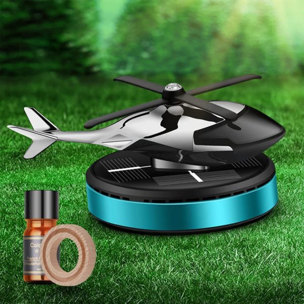 SOLAR CAR AIR FRESHENER HELICOPTER